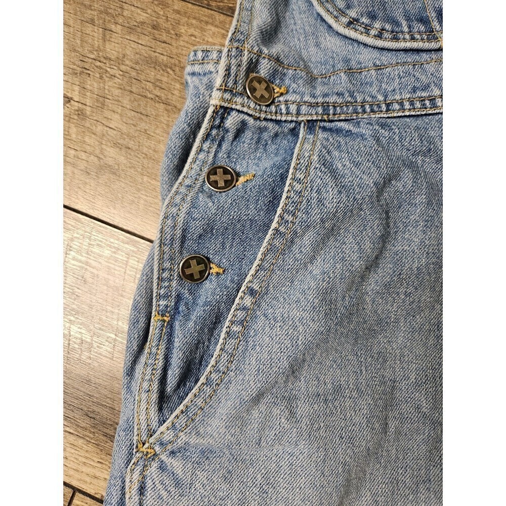 Dr. Martens RARE Vintage Denim Jean Bibs Overalls Size XL Unisex - Picture 2 of 10